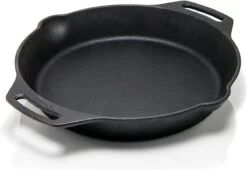 Petromax Fp30h-t, Skillet, 30 Cm, Pan Met Handgrepen, Gietijzer, Zwart