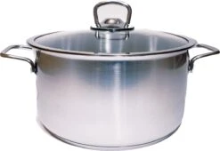 KOOPMAN Roestvrijstalen Pan 4,5 Liter - Met Glazen Deksel 10 KOOPMAN Roestvrijstalen Pan 4,5 Liter - Met Glazen Deksel -Keukengerei Winkel 1200x827