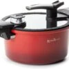 Rosmarino - Snelkookpan Met Glazen Deksel - Zwart - Ø24cm - 5 Liter - 100% PFAS & PFOA Vrij - Aluminium - Pressure Cooker - Non-stick Minerale Coating - Ergonomische Handgrepen - Geschikt Voor Alle Warmtebronnen -Keukengerei Winkel 1200x840 4