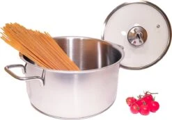 KOOPMAN Roestvrijstalen Pan 4,5 Liter - Met Glazen Deksel 8 KOOPMAN Roestvrijstalen Pan 4,5 Liter - Met Glazen Deksel -Keukengerei Winkel 1200x841 2