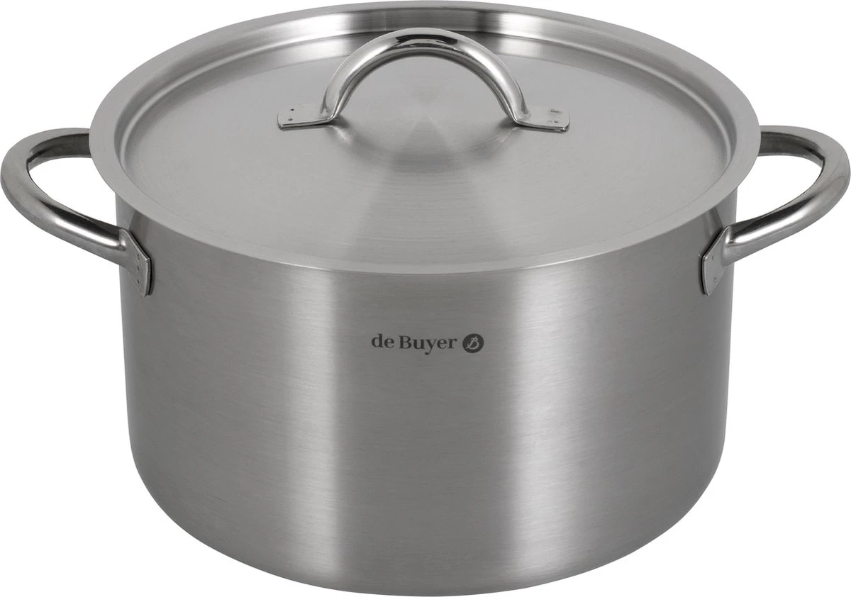 DeBuyer Prim Appety Pannenset- Roestvrijstaal - 3 Delig 9 DeBuyer Prim Appety Pannenset- Roestvrijstaal - 3 Delig - Afbeelding 7