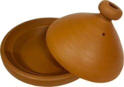 Marokkaanse Authentieke Handgemaakte Aardewerk Tajine Naturel 33 Cm - Ongeglazuurd En Loodvrij -Keukengerei Winkel 1200x845 9