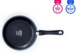 GreenChef Diamond Koekenpan 20cm - Zwart - Inductie - PFAS-vrij -Keukengerei Winkel 1200x846