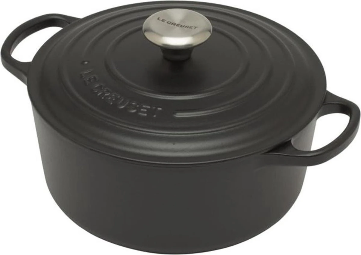 Le Creuset Signature Braadpan - 4,2 L - 24 Cm - Zwart 3 Le Creuset Signature Braadpan - 4,2 L - 24 Cm - Zwart
