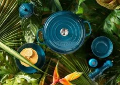 Le Creuset Braadpan Campagnard Signature Deep Teal - ø 30 Cm / 3.5 Liter -Keukengerei Winkel 1200x853 4
