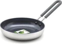 GreenPan Mini Koekenpan 14cm - Zilver - Inductie - PFAS-vrij 12 GreenPan Mini Koekenpan 14cm - Zilver - Inductie - PFAS-vrij -Keukengerei Winkel 1200x856