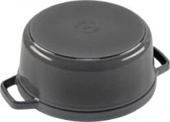 Staub Cocotte - Rond - 24 Cm - Grafietgrijs -Keukengerei Winkel 1200x859 7