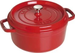 Staub - Ronde Cocotte 24 Cm - Kers -Keukengerei Winkel 1200x862 3