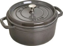 Staub Cocotte - Rond - 24 Cm - Grafietgrijs -Keukengerei Winkel 1200x865 7