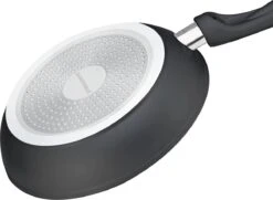 Herzberg HG-FP3: 3-Delige Koekenpan Van Gesmeed Aluminium 20/24/28 - ZILVER -Keukengerei Winkel 1200x877