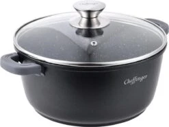 Cheffinger 28cm Kookpot / Braadpan - CF-DC28 -Keukengerei Winkel 1200x897 2