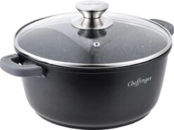 Cheffinger Kookpan/Diepe Pan Met Deksel - 20cm - 2,5L 9 Cheffinger Kookpan/Diepe Pan Met Deksel - 20cm - 2,5L -Keukengerei Winkel 1200x898 4