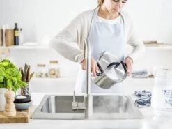 BK Flow Cool Pannenset - 4-delig – RVS Deksels - Veilig Afgietsysteem - Geschikt Voor Alle Warmtebronnen -Keukengerei Winkel 1200x899