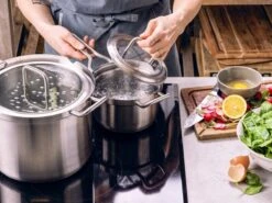 BK Q-linair Master Glas Pannenset - 5-delig - Glazen Deksel - Veilig Afgietsysteem - Inductie -Keukengerei Winkel 1200x900 6