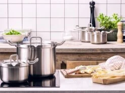 BK Q-linair Master Glas Pannenset - 5-delig - Glazen Deksel - Veilig Afgietsysteem - Inductie -Keukengerei Winkel 1200x900 7