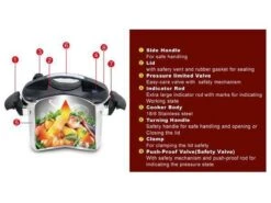 Royalty Line RL-PS8 - Snelkookpan - RVS - 8L - Alle Warmtebronnen -Keukengerei Winkel 1200x900 85