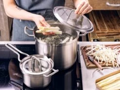 BK Q-linair Master Glas Pannenset - 5-delig - Glazen Deksel - Veilig Afgietsysteem - Inductie -Keukengerei Winkel 1200x900 9