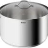 TEFAL B8646404 26 Cm Roestvrijstalen Pan, Alle Branders Inclusief Inductie, 6,5 L, Stevige Handgrepen, Glazen Deksel, Intuition XL -Keukengerei Winkel 1200x908