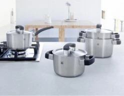 BK Conical Cool Pannenset - 4-delig - RVS – Geschikt Voor Alle Warmtebronnen -Keukengerei Winkel 1200x935