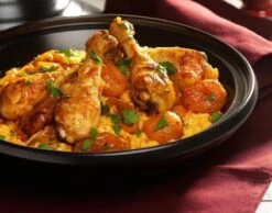 Cosy & Trendy Tajine Zwart / Oranje - Gietijzeren Schaal - Ø25cm - Geschikt Voor Inductie -Keukengerei Winkel 1200x944 3