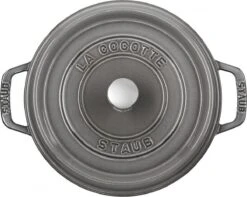 Staub Cocotte - Rond - 24 Cm - Grafietgrijs -Keukengerei Winkel 1200x958 4