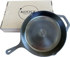 Koock Amsterdam® Skillet Gepolijst Gietijzer - 25cm - Koekenpan - Geschikt Voor Alle Warmtebronnen -Keukengerei Winkel 1200x978 2