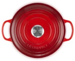 Le Creuset - Gietijzeren - Lage Braadpan - 24cm - Kersenrood 24 Le Creuset - Gietijzeren - Lage Braadpan - 24cm - Kersenrood -Keukengerei Winkel 1200x988 2