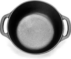 Gietijzeren Braadpan - 28 Cm - Pure Gietijzer - Niet Geëmailleerd - Geschikt Voor Inductie - Stoofpan Met Deksel - Sudderpan - Zwart 11 Gietijzeren Braadpan - 28 Cm - Pure Gietijzer - Niet Geëmailleerd - Geschikt Voor Inductie - Stoofpan Met Deksel - Sudderpan - Zwart -Keukengerei Winkel 1200x989 3