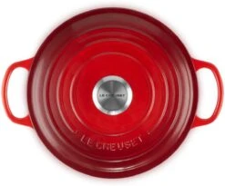 Le Creuset - Gietijzeren - Lage Braadpan - 24cm - Kersenrood 33 Le Creuset - Gietijzeren - Lage Braadpan - 24cm - Kersenrood -Keukengerei Winkel 1200x998 1