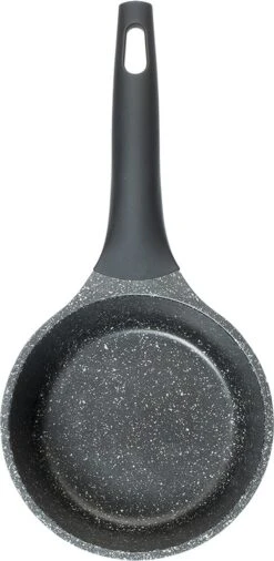 Sola Steelpan Fair Cooking - Ø 18 Cm - Zwart/wit - Aluminium - Antiaanbaklaag -Keukengerei Winkel 586x1200