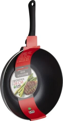 Löwenthal Hoogwaardige Wokpan PRO - Ø 28 Cm - PFOA Vrije Anti-aanbaklaag - Zwart - Chef's Choice 5 Löwenthal Hoogwaardige Wokpan PRO - Ø 28 Cm - PFOA Vrije Anti-aanbaklaag - Zwart - Chef's Choice -Keukengerei Winkel 628x1200