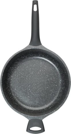 Sola Hapjespan Fair Cooking - Ø 28 Cm - Zwart/wit - Aluminium - Antiaanbaklaag -Keukengerei Winkel 638x1200