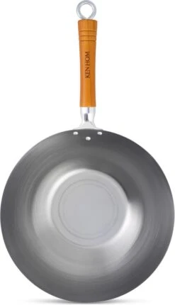 Ken Hom Classic Wok - Ø 32cm In Koolstofstaal En Houten Greep -Keukengerei Winkel 690x1200 1