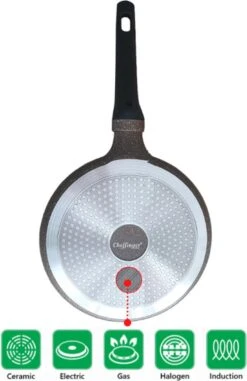 Cheffinger Pannenkoekenpan - Antiaanbaklaag - Krasbestendig - 28cm -Keukengerei Winkel 778x1200 1