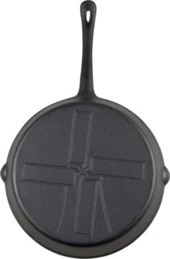 The Windmill Koekenpan Skillet Maxi 26 Cm Gietijzer Zwart -Keukengerei Winkel 789x1200