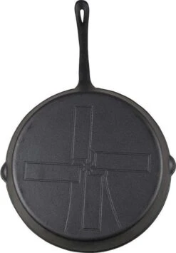 The Windmill Koekenpan Skillet Extra - 31,5 Cm - Gietijzer Zwart -Keukengerei Winkel 834x1200 2