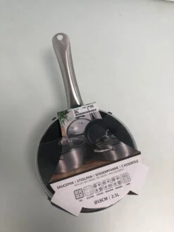 Excellent Houseware Steelpan -18 Cm - Zilver -Keukengerei Winkel 900x1200 27